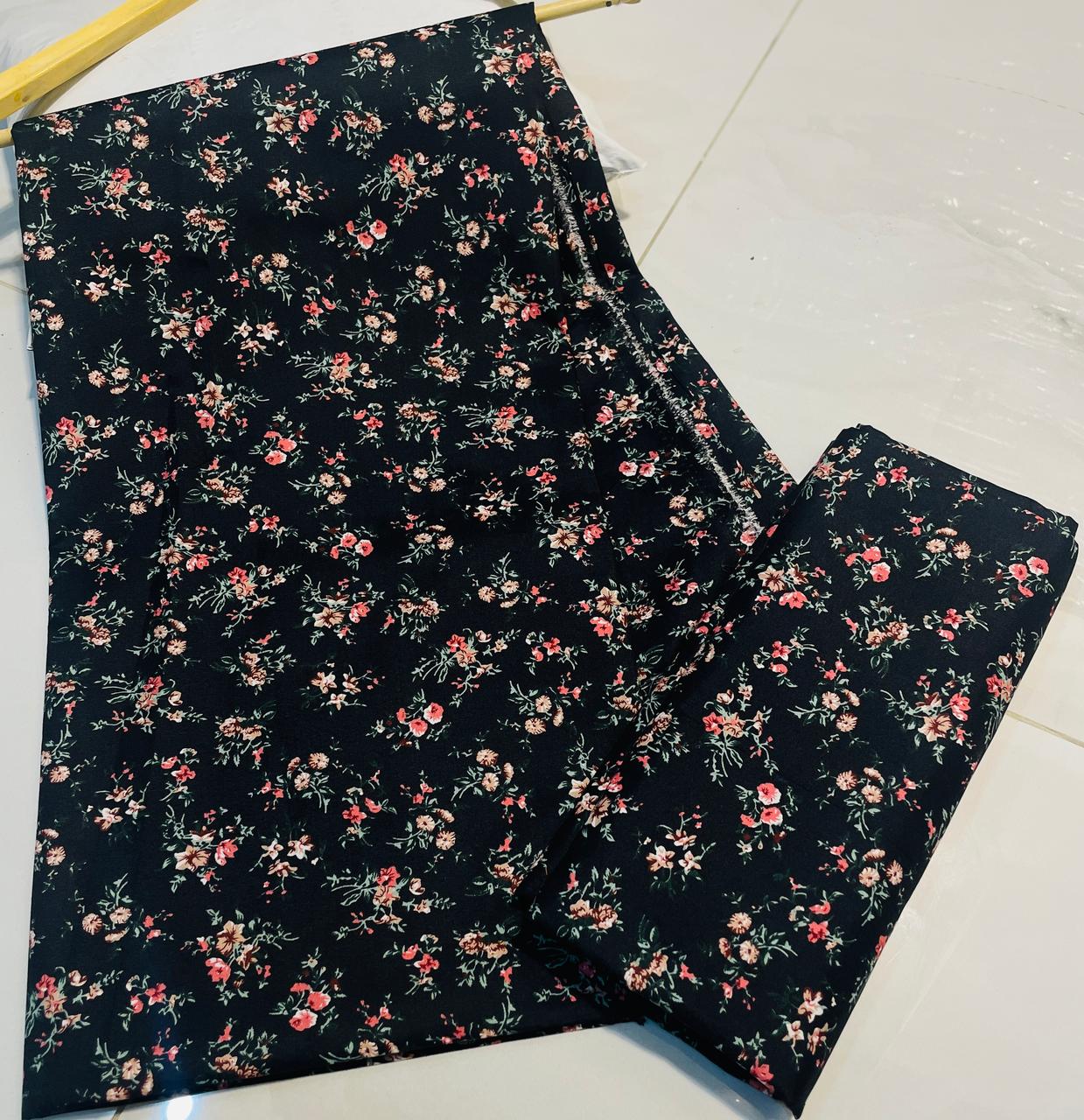 Mid Session Unstitched Cotton Suit – Digital Print Aroma Cotton – 4.5 Meter – Premium Quality