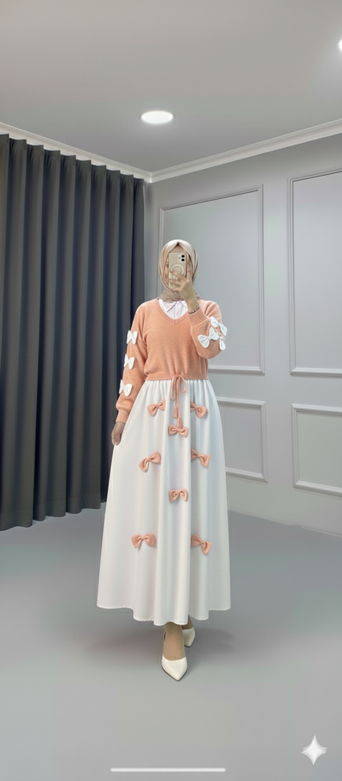 New coti maxi PEACH