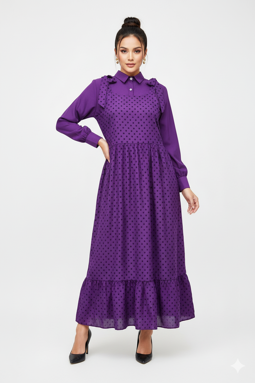Polka Dot Rommper Maxi