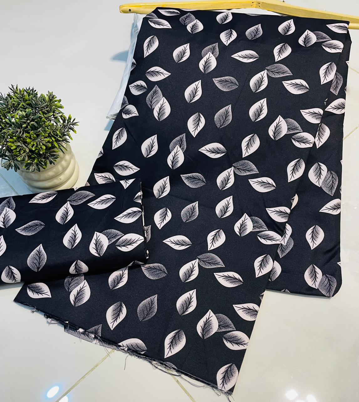 Summer Cotton UnStitched Suit