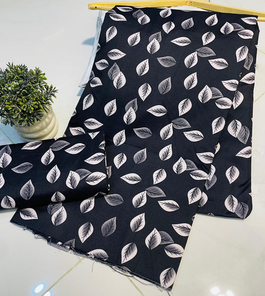 Summer Cotton UnStitched Suit