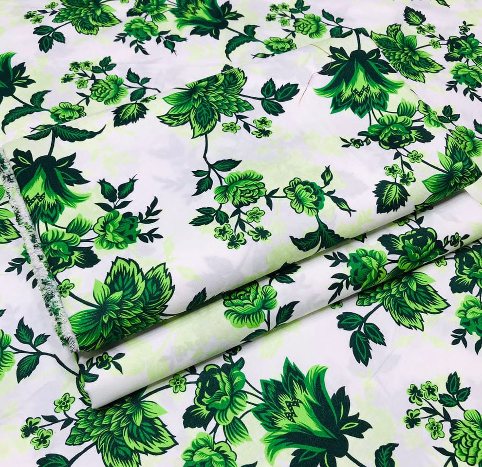 Summer Cotton UnStitched 2pc Suit