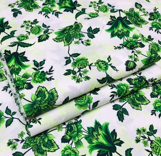 Summer Cotton UnStitched 2pc Suit